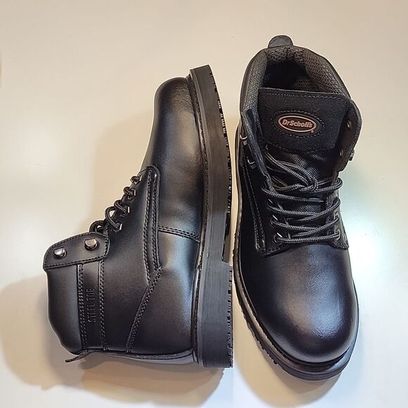 BRAND NEW DrSCHOLL'S LEATHER  OIL AND SLIP RESISTANT ANKLE HIGH MEN'S BOOT - Picture 9 of 14